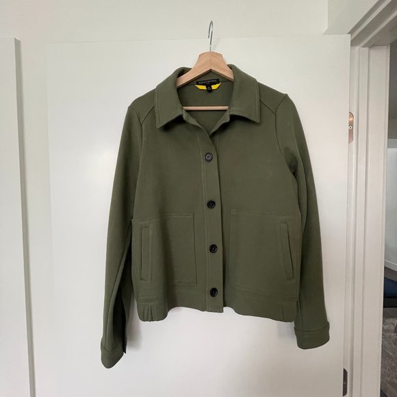 Olive green utlity jacket Banana Republic size M - Picture 1 of 4